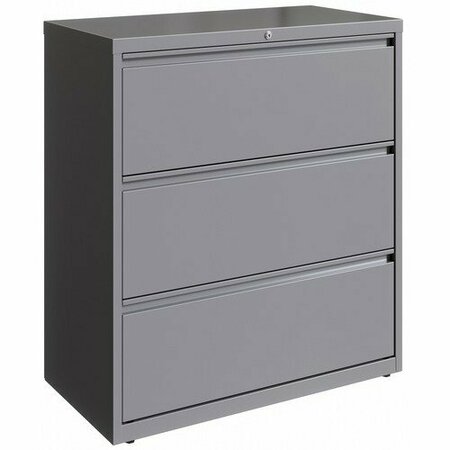LORELL CABINET, 3DR, 36, SILVER LLR00038